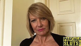 Gorgeous mature lady Amy seduces with her super hot body